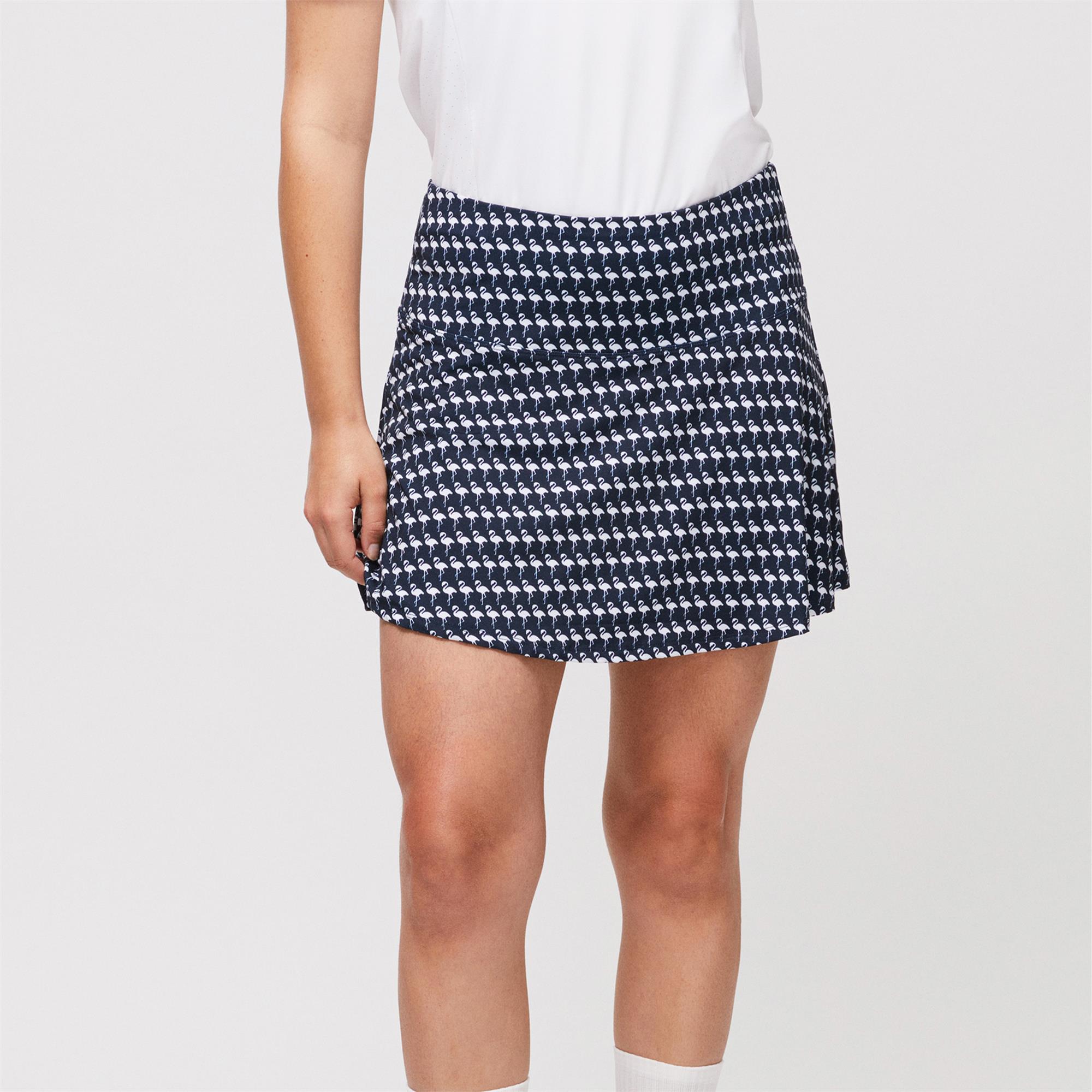 Rohnisch Amy Regular Ladies Golf Skort Flamingo Aop Navy